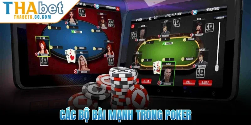 Các bộ bài mạnh trong Poker