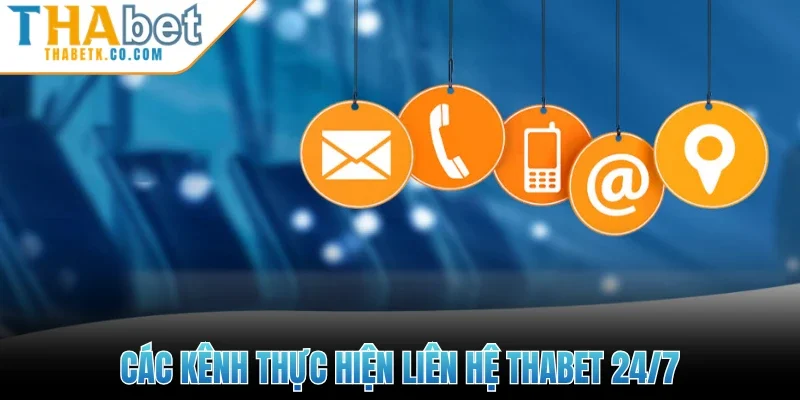 Các kênh thực hiện liên hệ Thabet 24/7