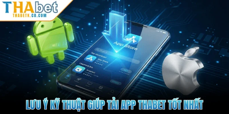 Lưu ý kỹ thuật giúp tải app Thabet tốt nhất